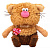 Мягкая игрушка Кофейные коты Кот Кортадо 12 см Budi Basa CCat12-31